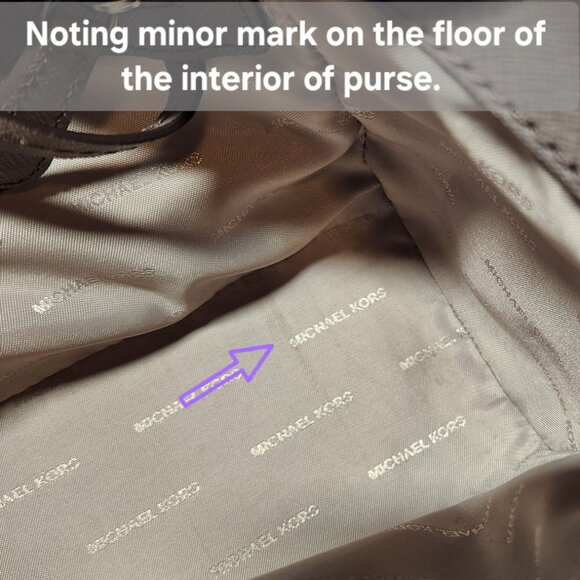 Authentic - Michael Kors Selma Studded Crossbody Saffiano Leather- PRICE IS FIRM - Picture 13 of 15